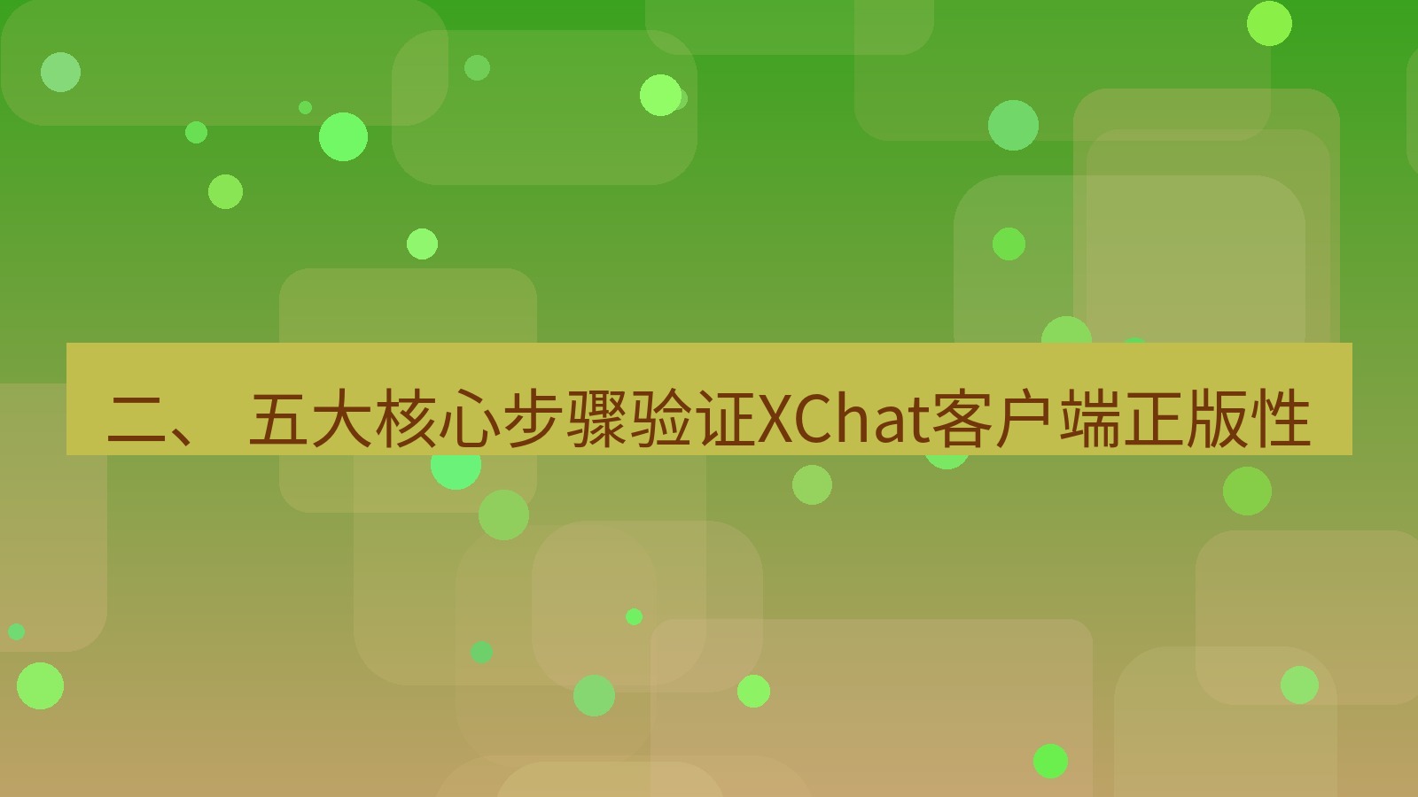 xchat桌面端 二、 五大核心步骤验证XChat客户端正版性