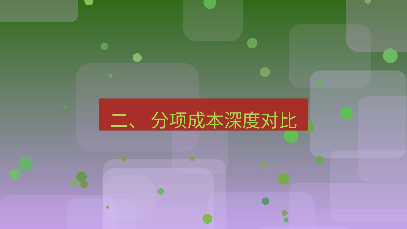 xchat桌面端 二、 分项成本深度对比
